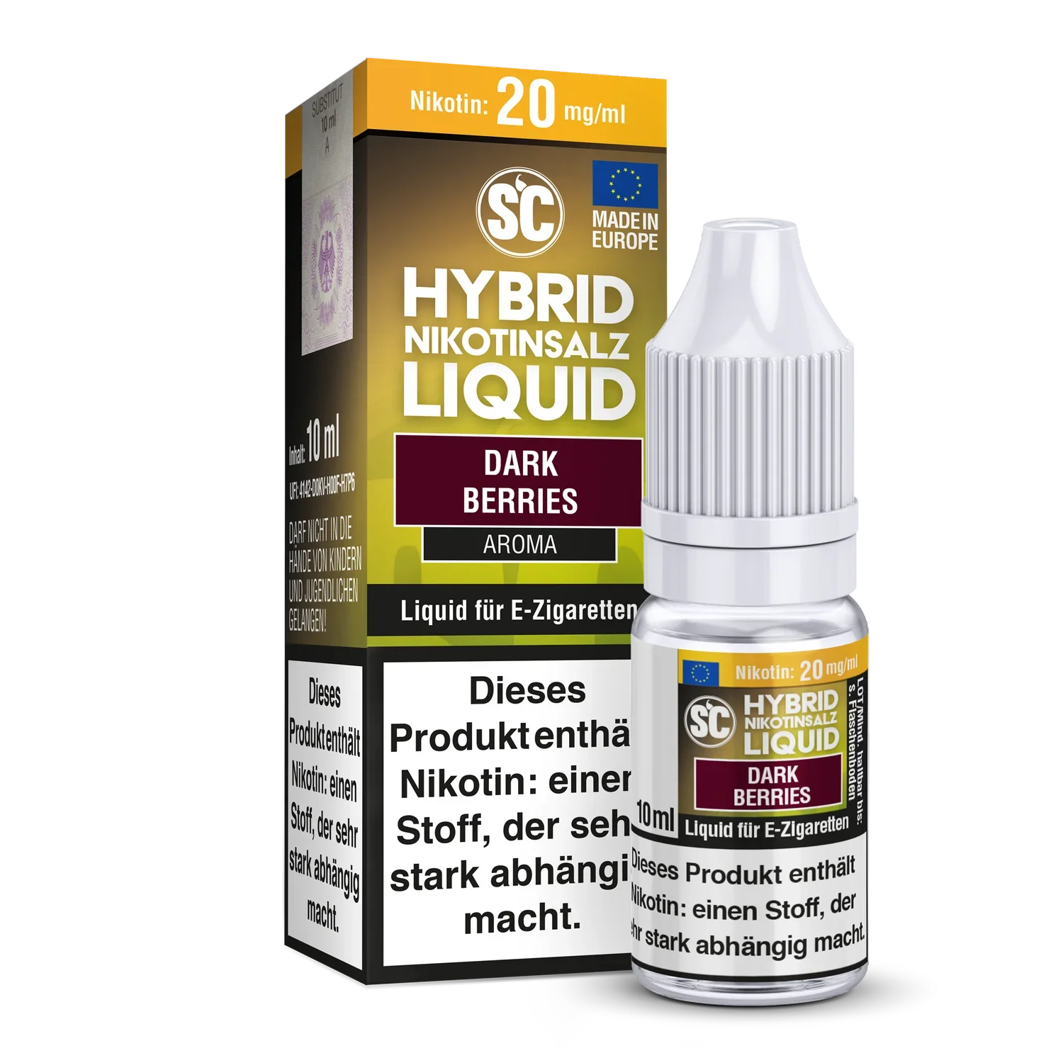 SC - Dark Berries - Hybrid Nikotinsalz Liquid - 1er Packung / 10 mg/ml time4smoke.de