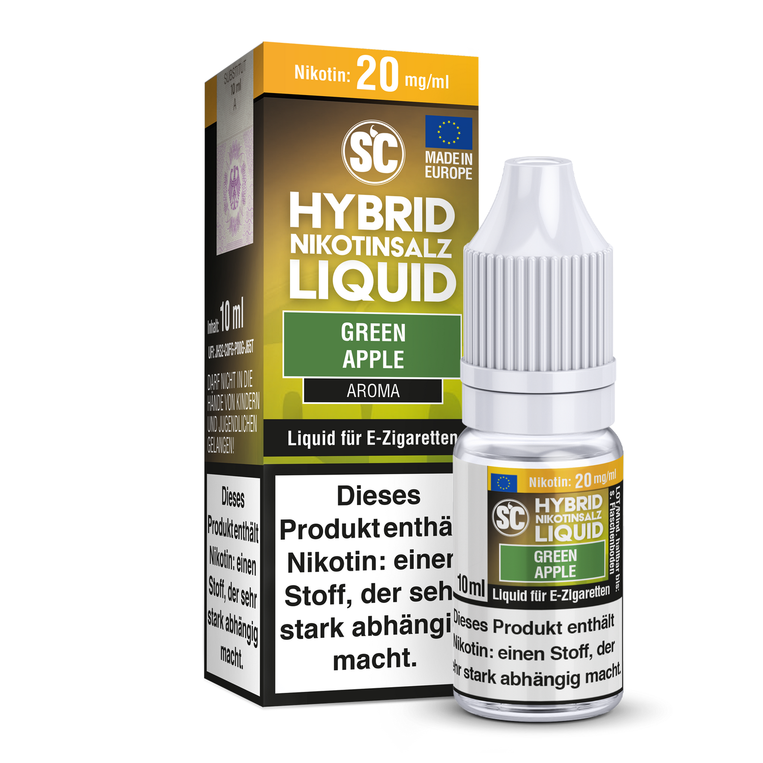 SC - Green Apple - Hybrid Nikotinsalz Liquid - time4smoke