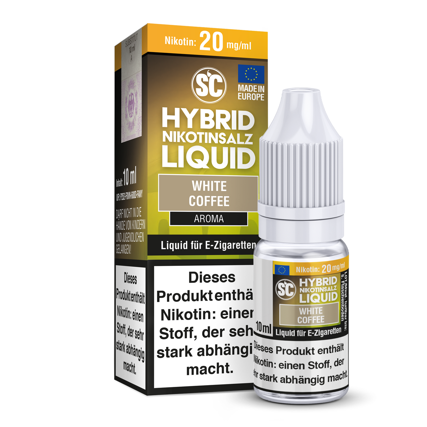 SC - White Coffee - Hybrid Nikotinsalz Liquid - time4smoke
