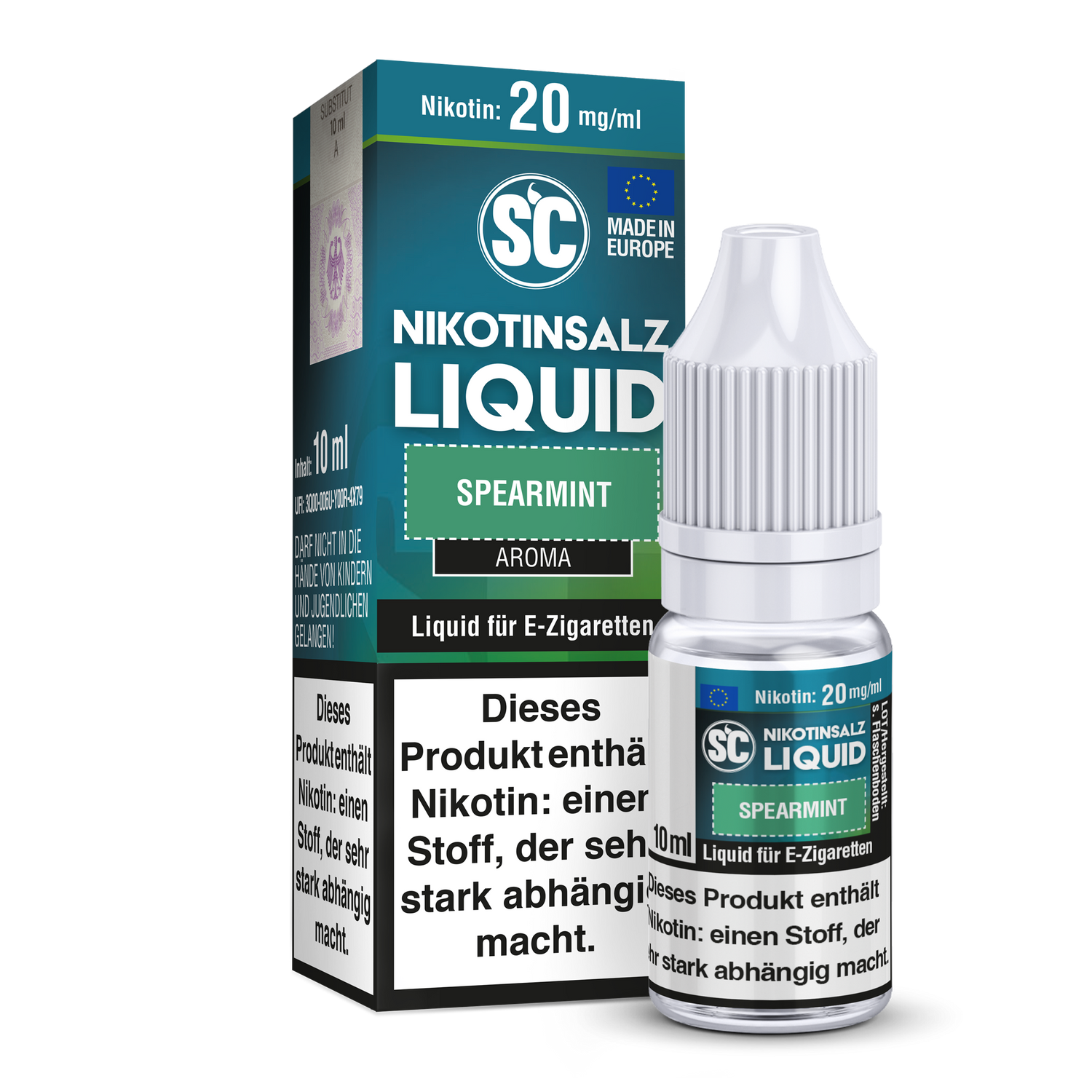 SC - Spearmint - Nikotinsalz Liquid - time4smoke