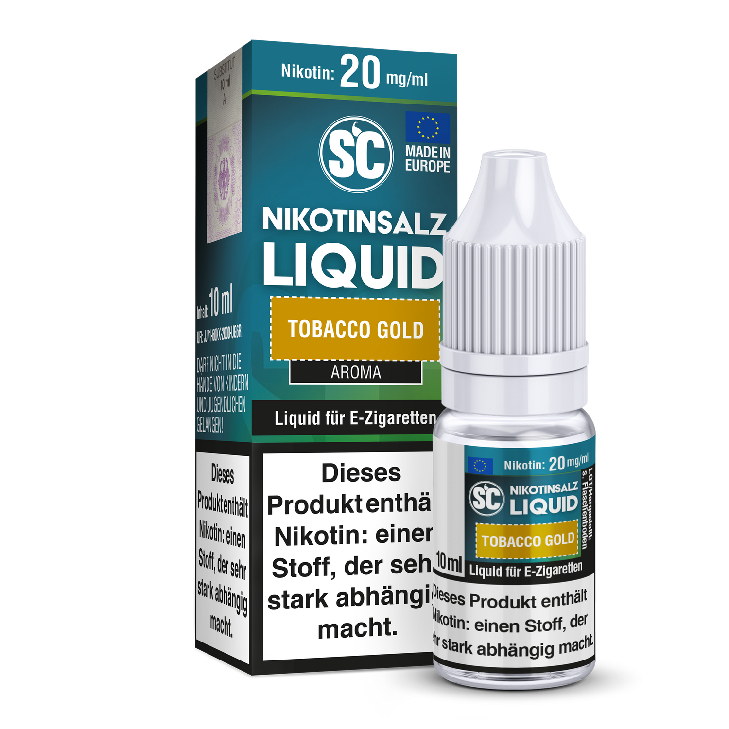 SC - Tobacco Gold - Nikotinsalz Liquid - time4smoke