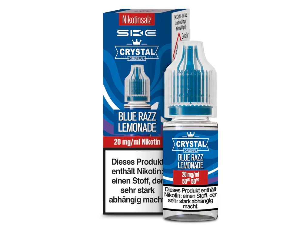 SKE - Crystal - Blue Razz Lemonade - Nikotinsalz Liquid - Blue Razz Lemonade / 1er Packung / 20 mg/ml time4smoke.de