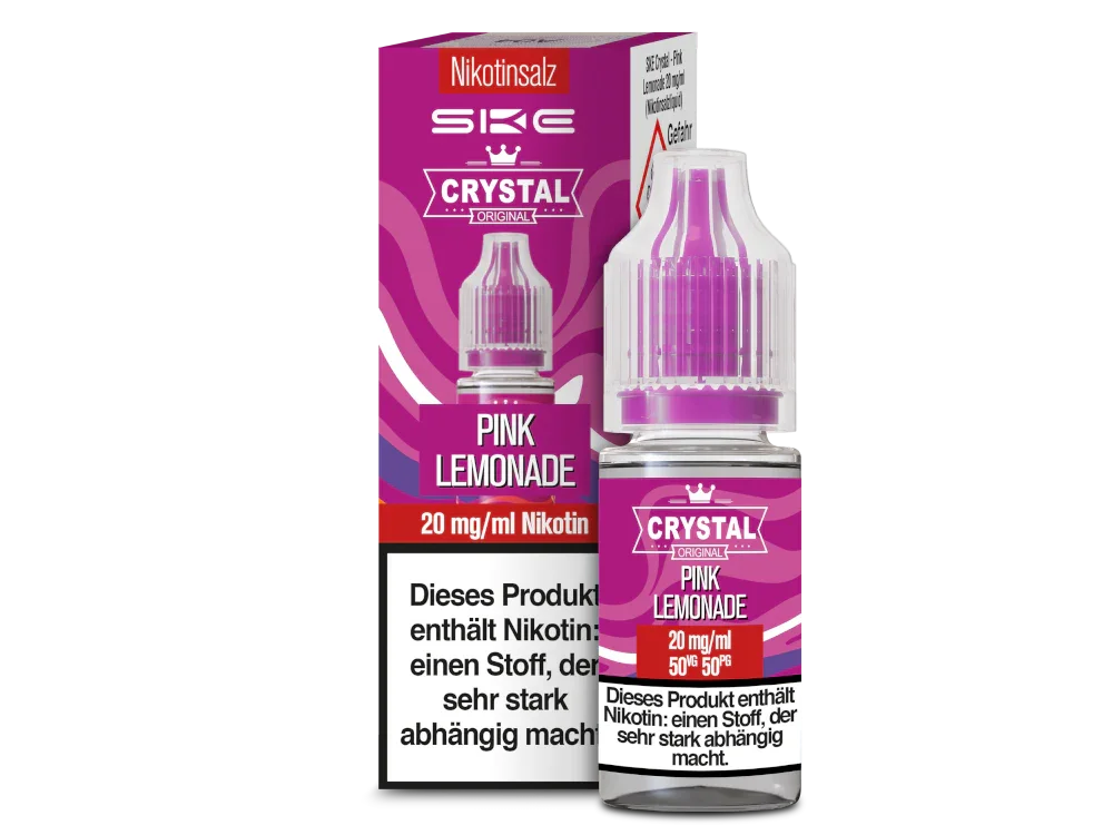 SKE - Crystal - Pink Lemonade - Nikotinsalz Liquid - Pink Lemonade / 1er Packung / 20 mg/ml time4smoke.de