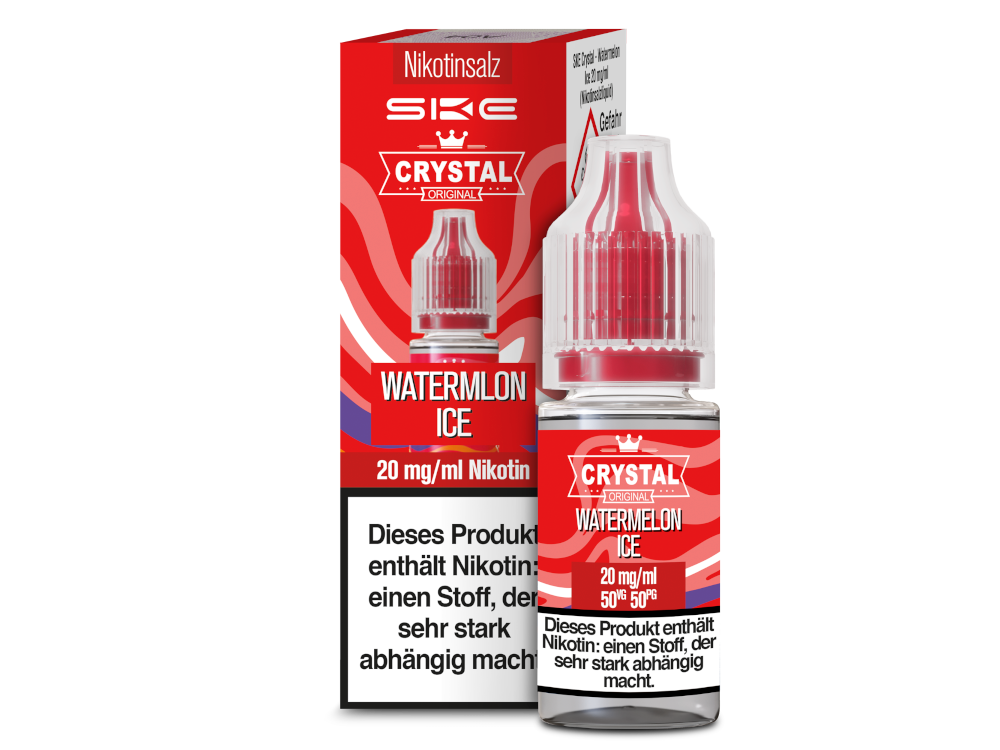 SKE - Crystal - Nikotinsalz Liquid - Watermelon Ice - time4smoke