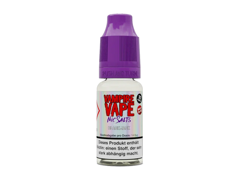 Vampire Vape - Black Jack - Nikotinsalz Liquid - 1er Packung / 10 mg/ml time4smoke.de