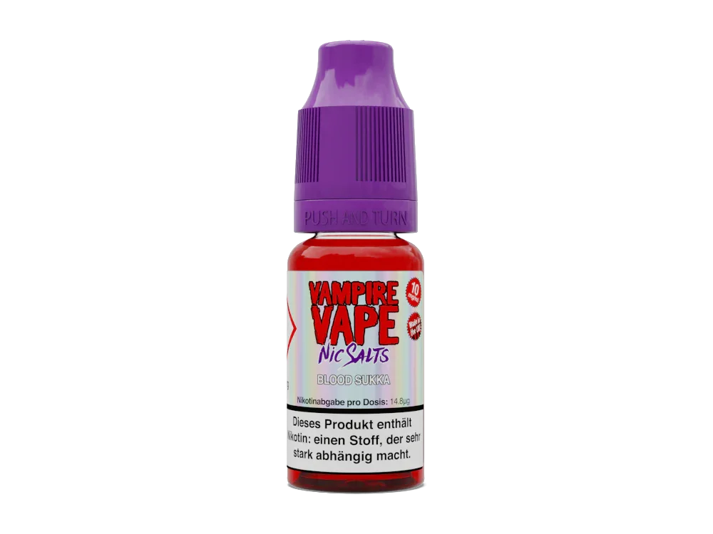 Vampire Vape - Blood Sukka - Nikotinsalz Liquid - 1er Packung / 10 mg/ml time4smoke.de