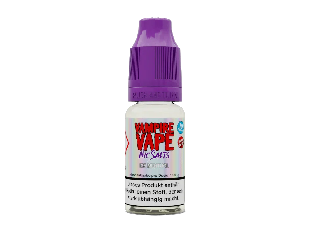 Vampire Vape - Ice Menthol - Nikotinsalz Liquid - 1er Packung / 10 mg/ml time4smoke.de