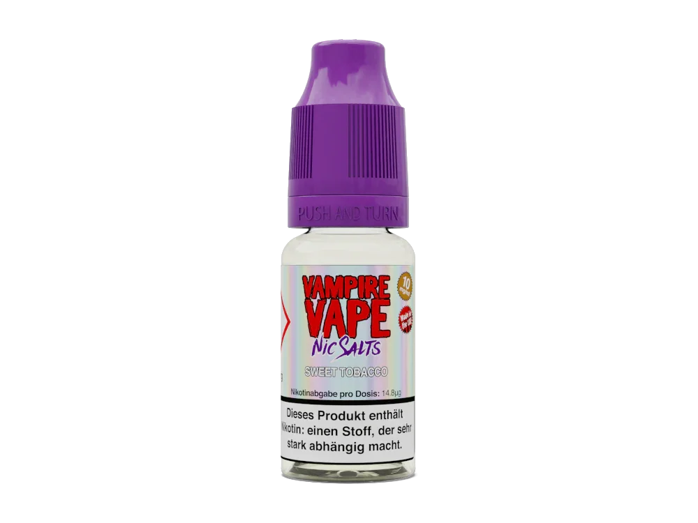 Vampire Vape - Sweet Tobacco - Nikotinsalz Liquid - 1er Packung / 10 mg/ml time4smoke.de