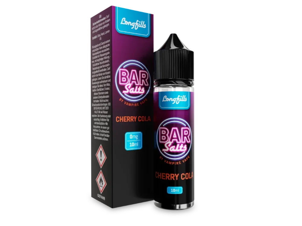 Vampire Vape - Bar Salts - Cherry Cola - Longfill Aroma 10 ml - Cherry Cola / 1er Packung time4smoke.de