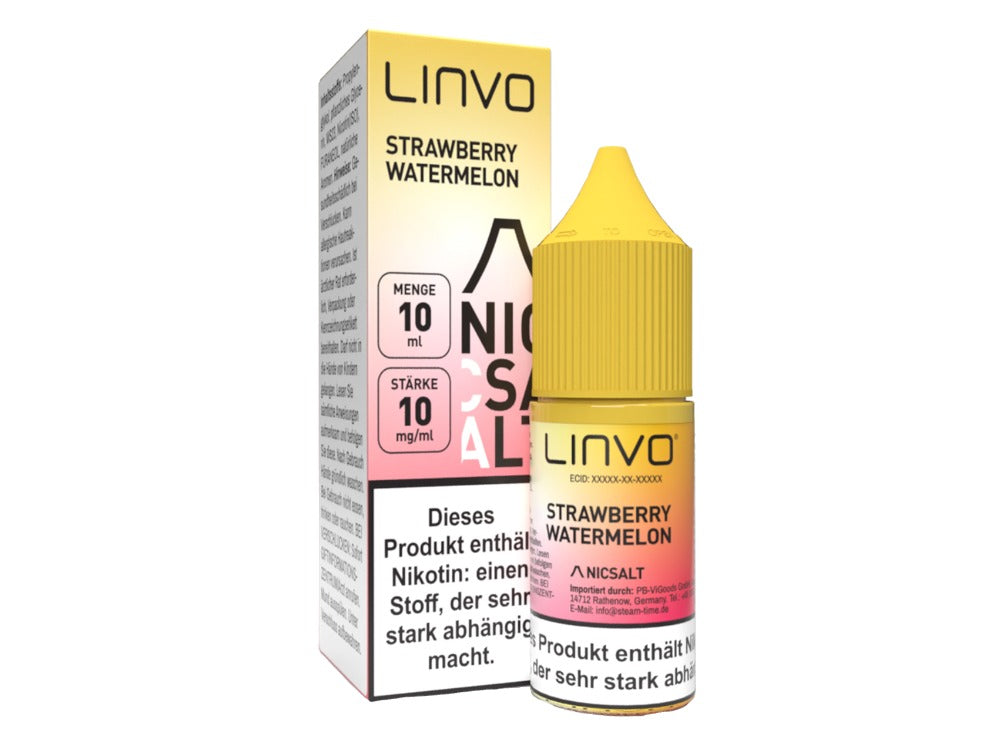 Linvo - Strawberry Watermelon - Nikotinsalz Liquid