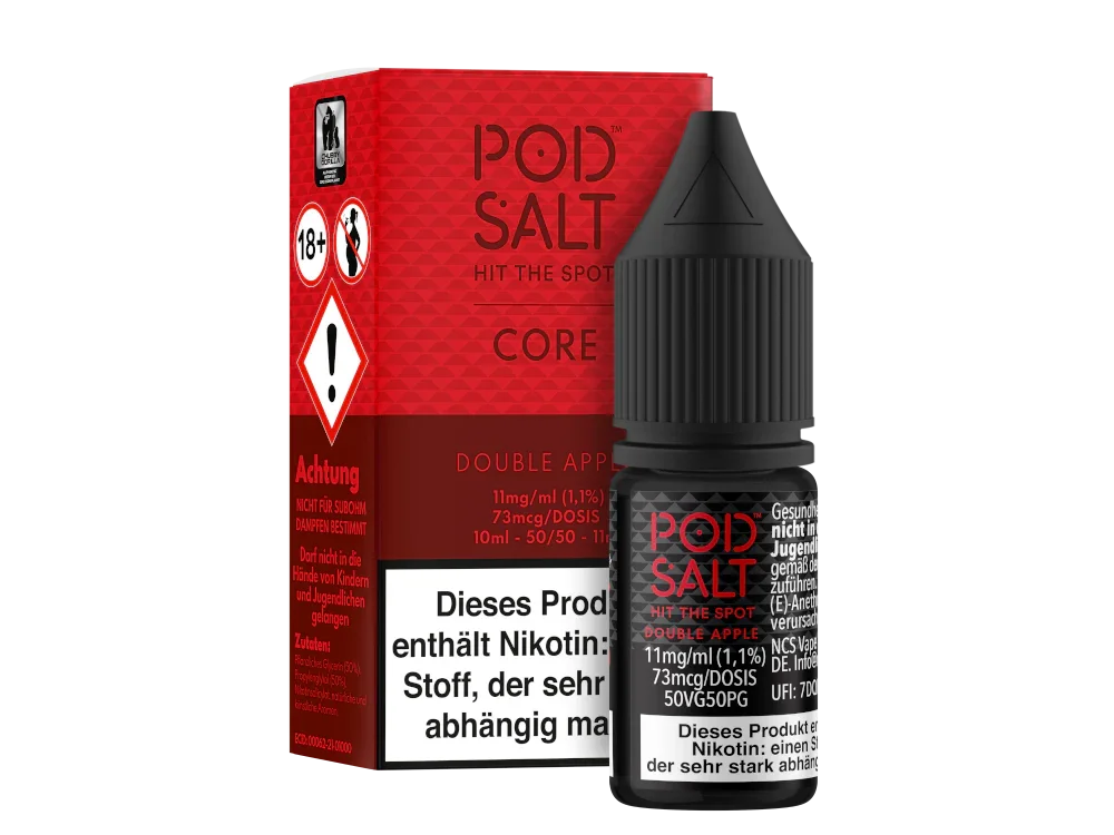Pod Salt - Core - Double Apple - Nikotinsalz Liquid - 1er Packung / 11 mg/ml time4smoke.de