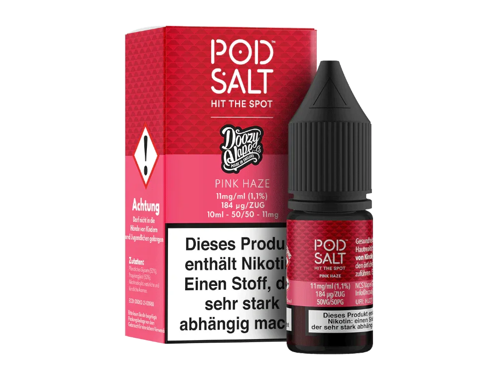 Pod Salt - Fusion - Pink Haze - Nikotinsalz Liquid - 1er Packung / 11 mg/ml time4smoke.de
