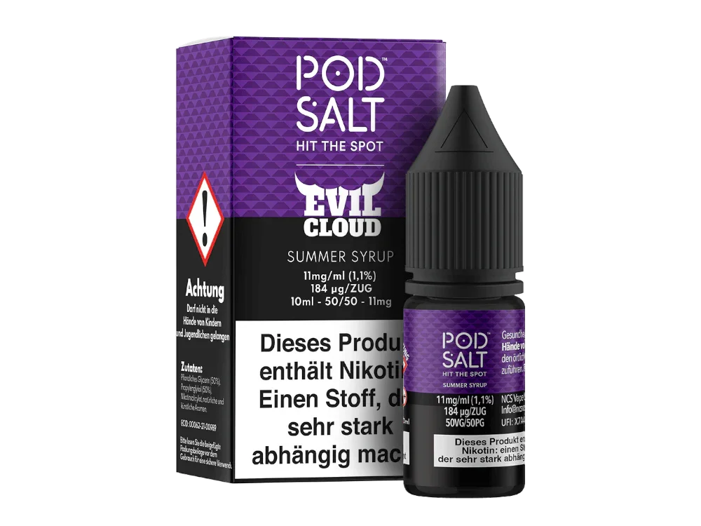 Pod Salt - Fusion - Summer Syrup - Nikotinsalz Liquid - 1er Packung / 11 mg/ml time4smoke.de