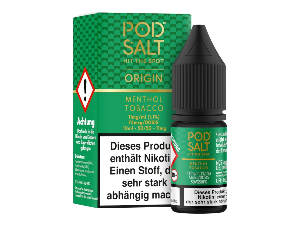 Pod Salt - Origin - Menthol Tobacco - Nikotinsalz Liquid