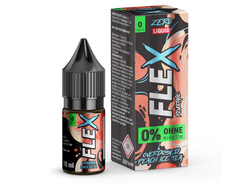 Revoltage - FLEX - Peach Ice Tea - Nikotinsalz Liquid