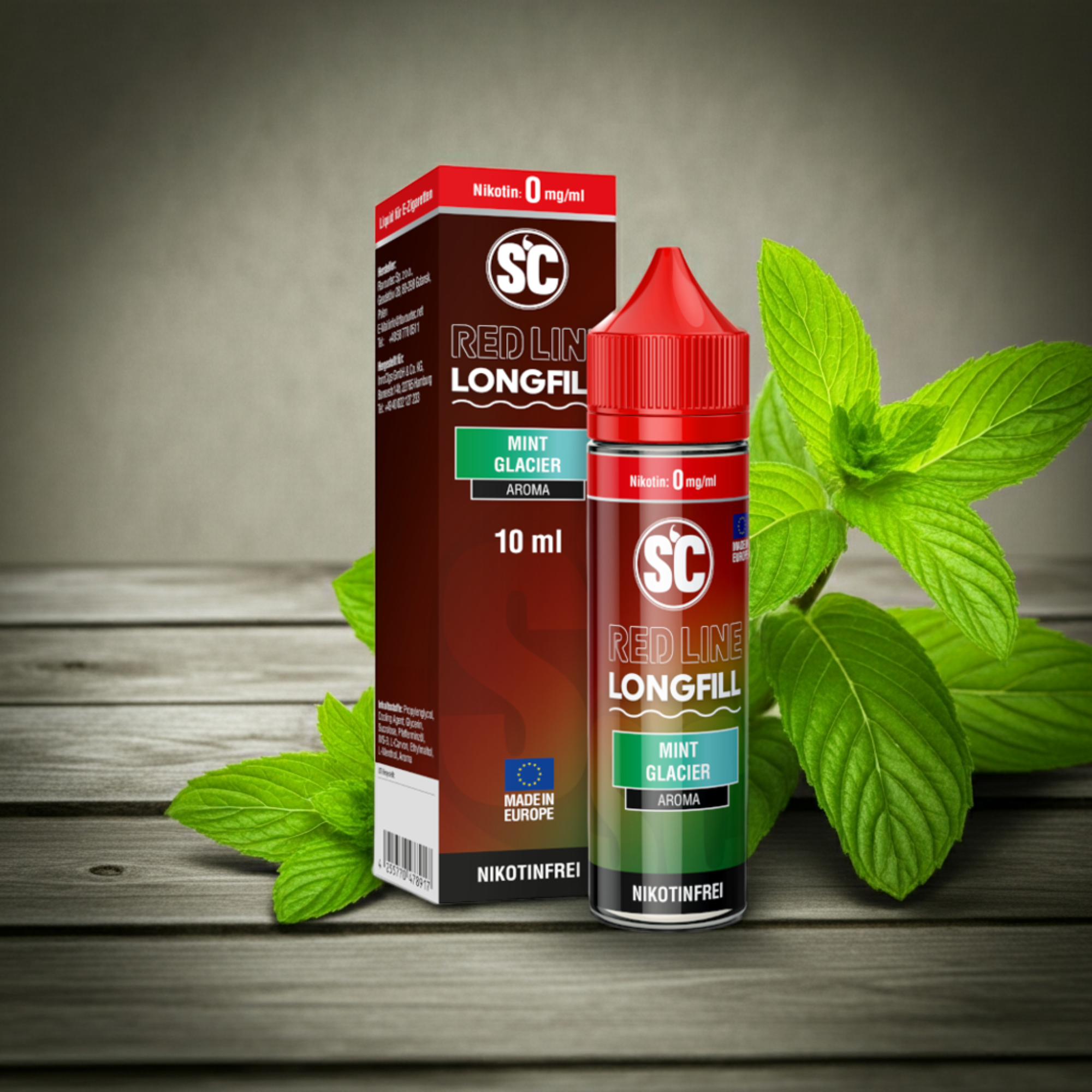 SC - Red Line - Mint Glacier - Longfill Aroma