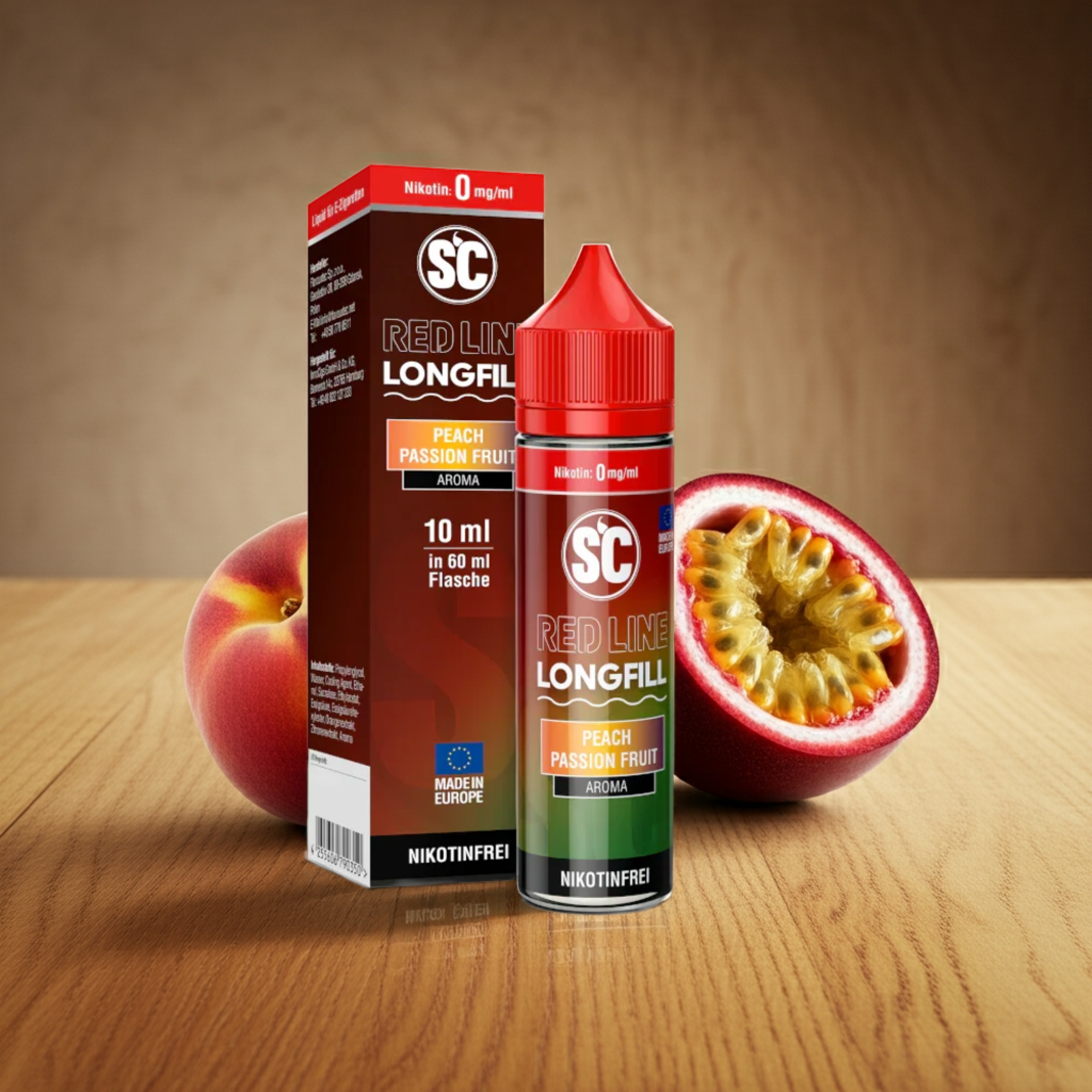 SC - Red Line - Peach Passion Fruit - Longfill Aroma 10 ml