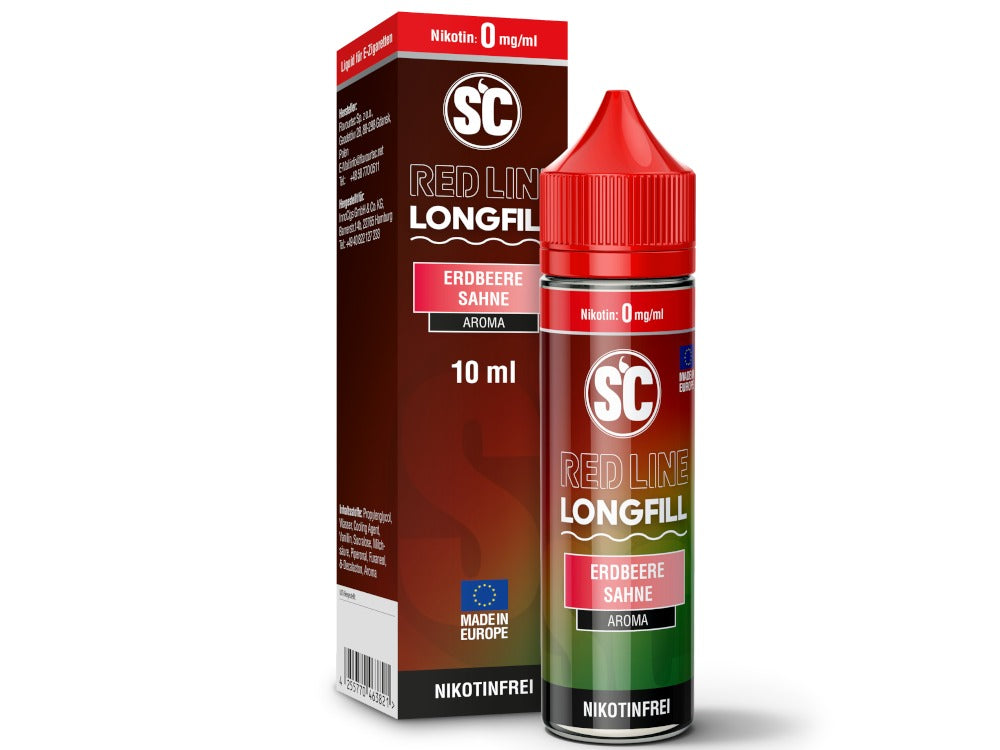 SC - Red Line - Erdbeere Sahne - Longfill Aroma 10 ml