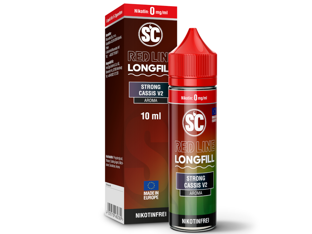 SC - Red Line - Strong Cassis V2 - Longfill Aroma 10 ml