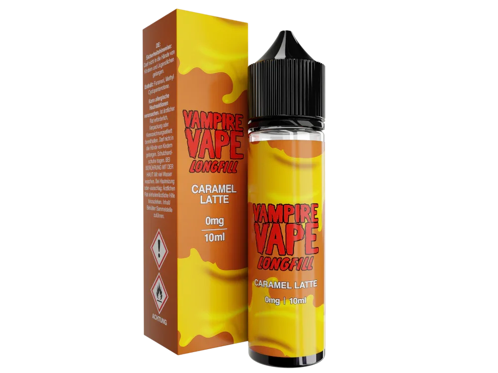 Vampire Vape - Dessert Collection - Caramel Latte - Longfill Aroma 10 ml - Caramel Latte / 1er Packung time4smoke.de