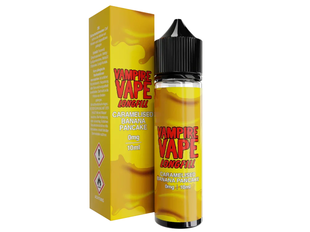 Vampire Vape - Dessert Collection - Caramelised Banana Pancake - Longfill Aroma 10 ml - Caramelised Banana Pancake / 1er Packung time4smoke.de