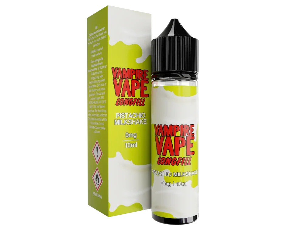 Vampire Vape - Dessert Collection - Pistachio Milkshake - Longfill Aroma 10 ml - Pistachio Milkshake / 1er Packung time4smoke.de