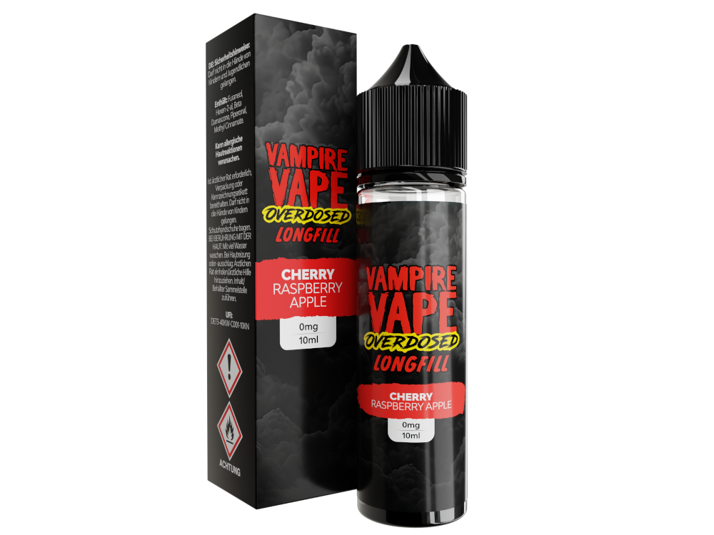 Vampire Vape - Overdosed - Cherry Raspberry Apple - Longfill Aroma 10 ml