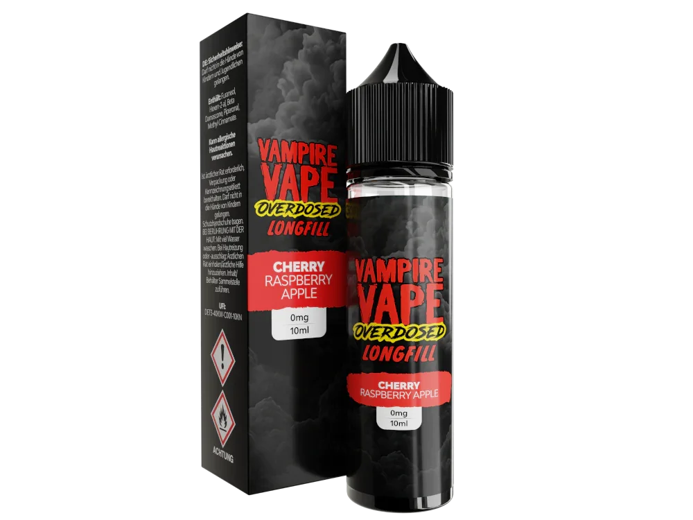 Vampire Vape - Overdosed - Cherry Raspberry Apple - Longfill Aroma 10 ml - Cherry Raspberry Apple / 1er Packung time4smoke.de