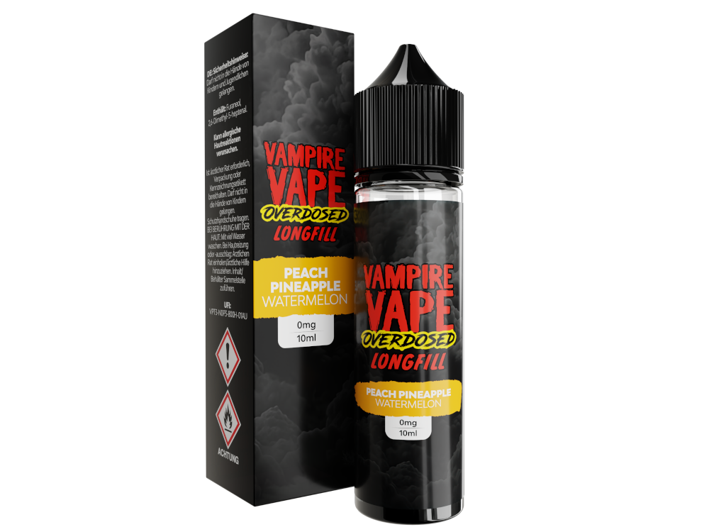 Vampire Vape - Overdosed - Peach Pineapple Watermelon - Longfill Aroma 10 ml