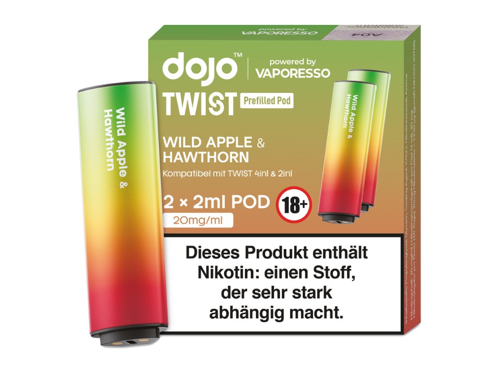 Vaporesso - Dojo - Twist Pods 20 mg/ml (2 Stück)