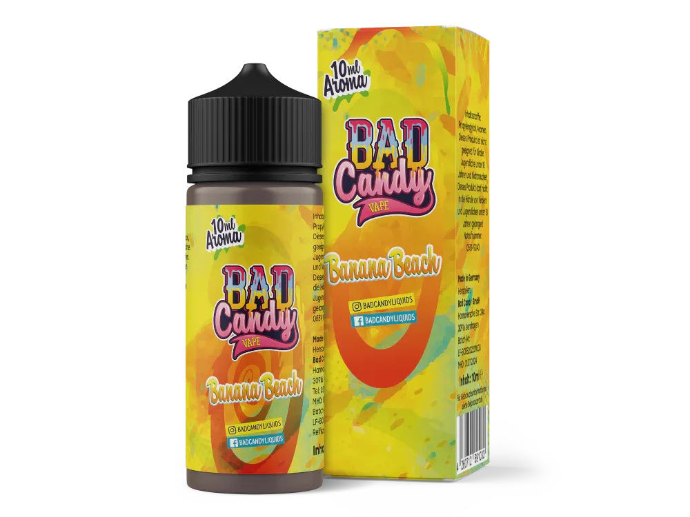 Bad Candy Liquids - Banana Beach - Longfill Aroma 10 ml - Default Title time4smoke.de