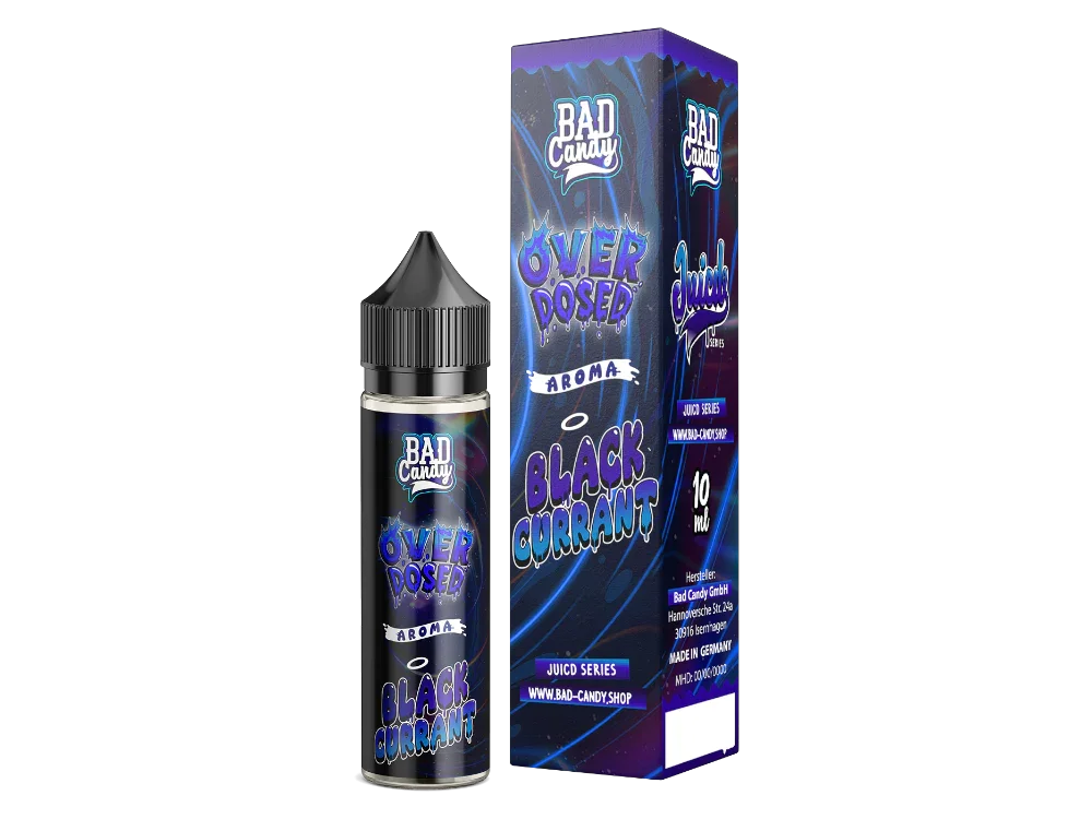 Bad Candy Liquids - Juicd - Blackcurrant - Longfill Aroma 10 ml - Blackcurrant / 1er Packung time4smoke.de