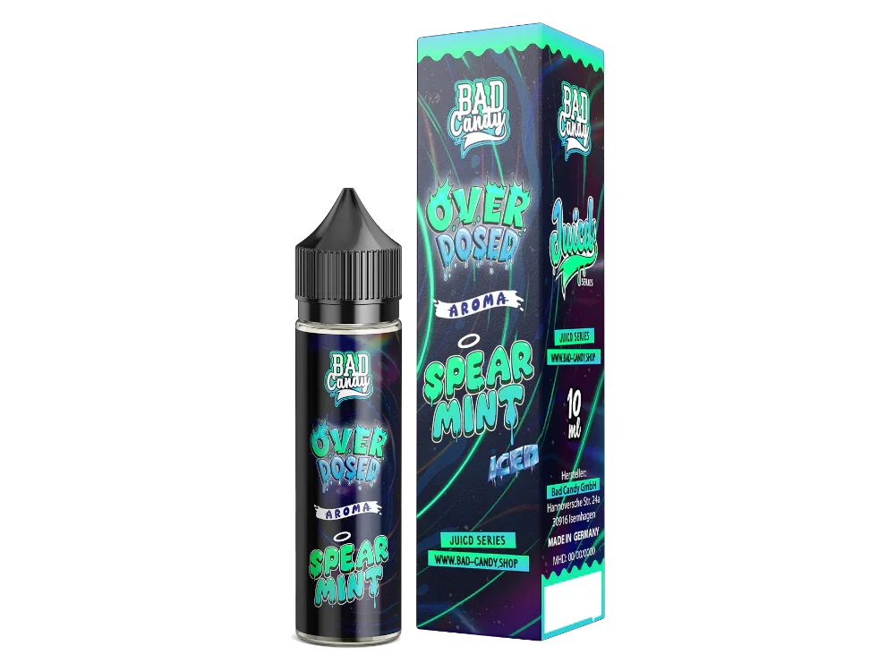 Bad Candy Liquids - Juicd - Spearmint - Longfill Aroma 10 ml - Spearmint / 1er Packung time4smoke.de