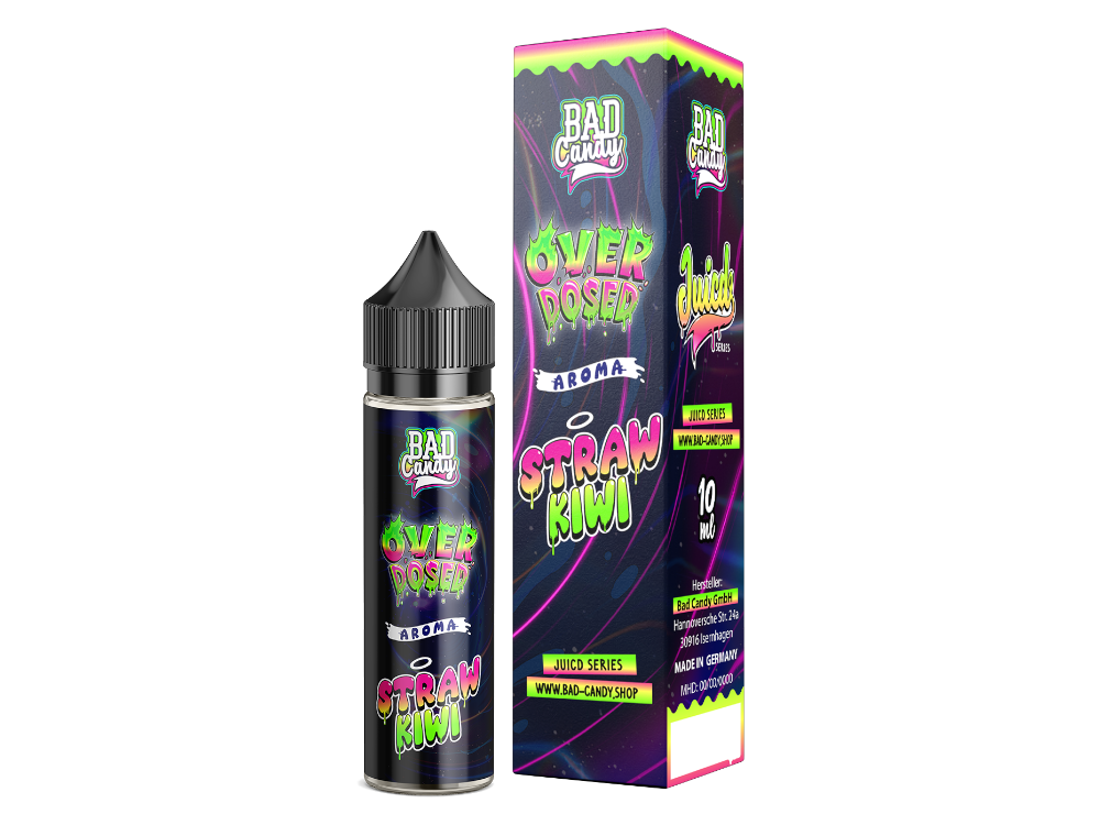 Bad Candy Liquids - Juicd - Straw Kiwi - Longfill Aroma 10 ml