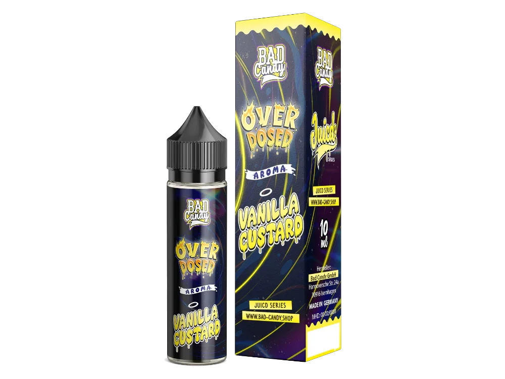 Bad Candy Liquids - Juicd - Vanilla Custard - Longfill Aroma 10 ml - Vanilla Custard / 1er Packung time4smoke.de