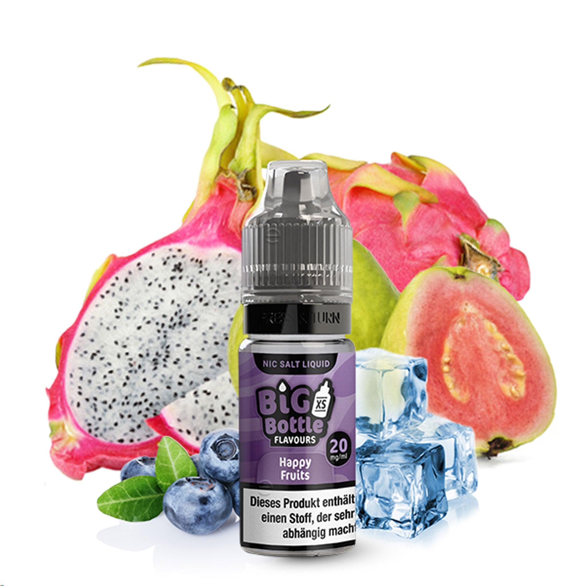 Big Bottle - Happy Fruits - Nikotinsalz Liquid - time4smoke