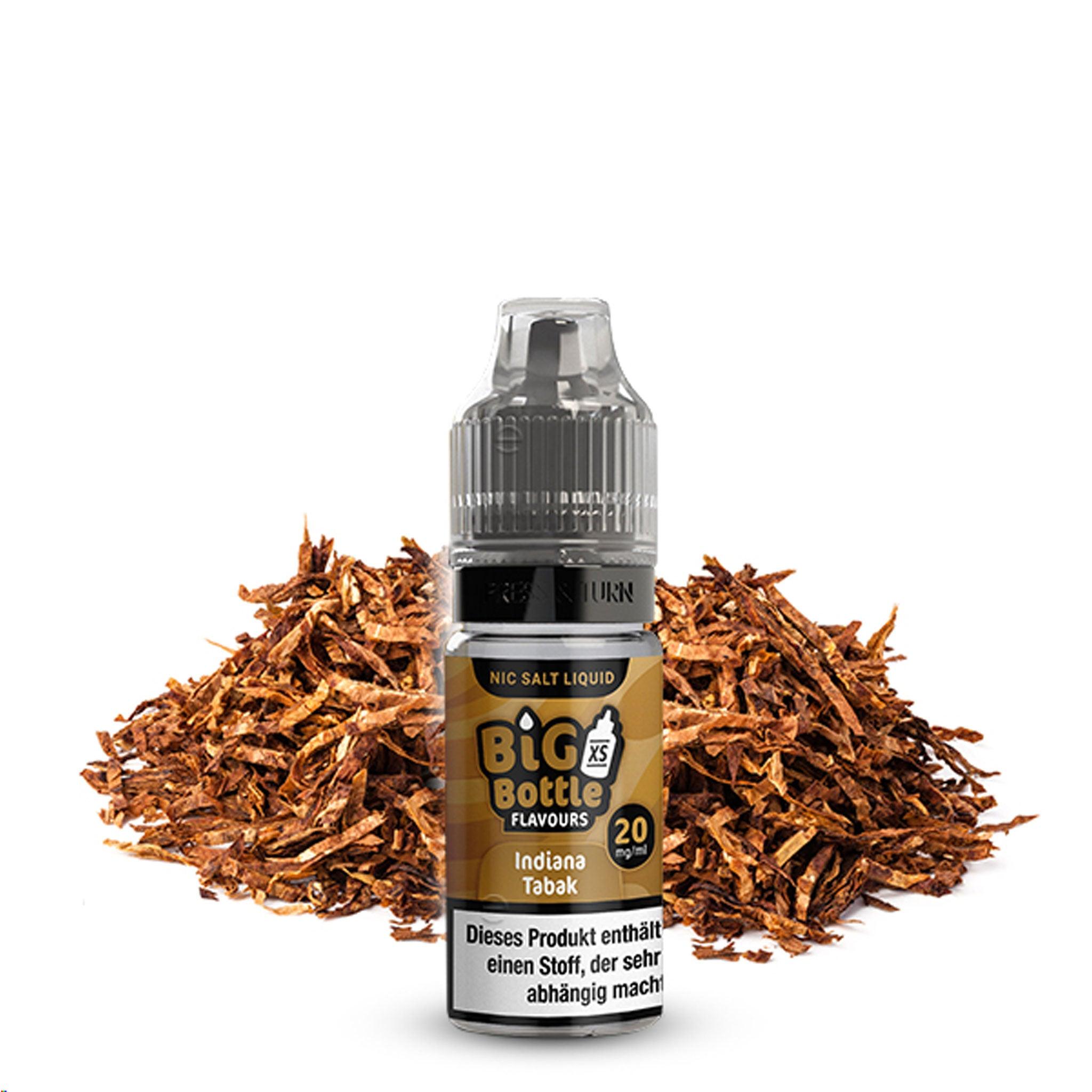 Big Bottle - Indiana Tabak - Nikotinsalz Liquid - time4smoke
