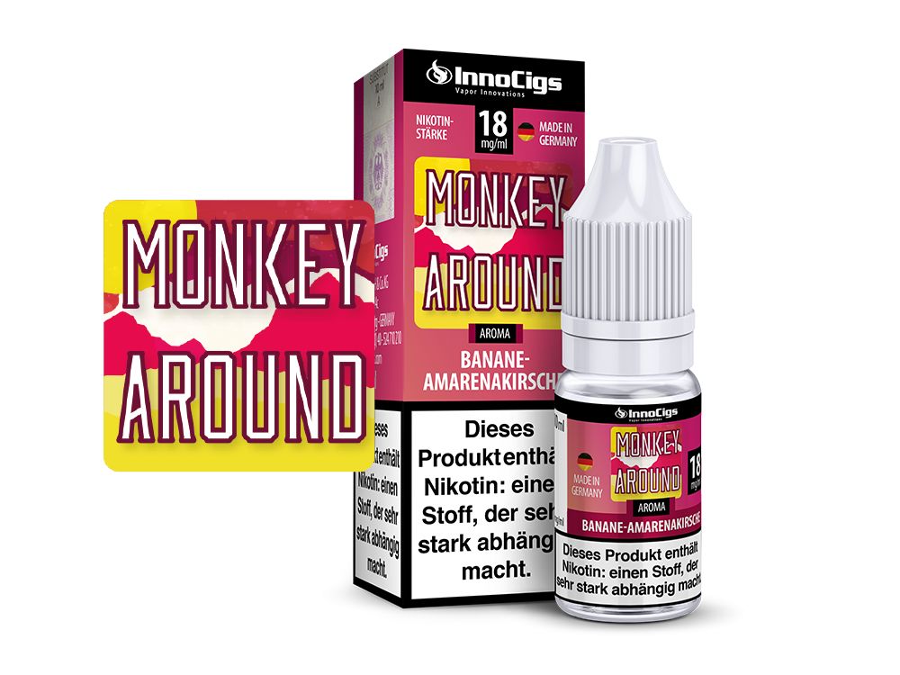 InnoCigs - Monkey Around - Banane Amarenakirsche - Liquid