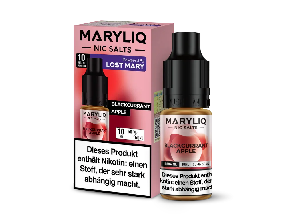 MARYLIQ - Blackcurrant Apple - Nikotinsalz Liquid - 10 mg/ml time4smoke.de