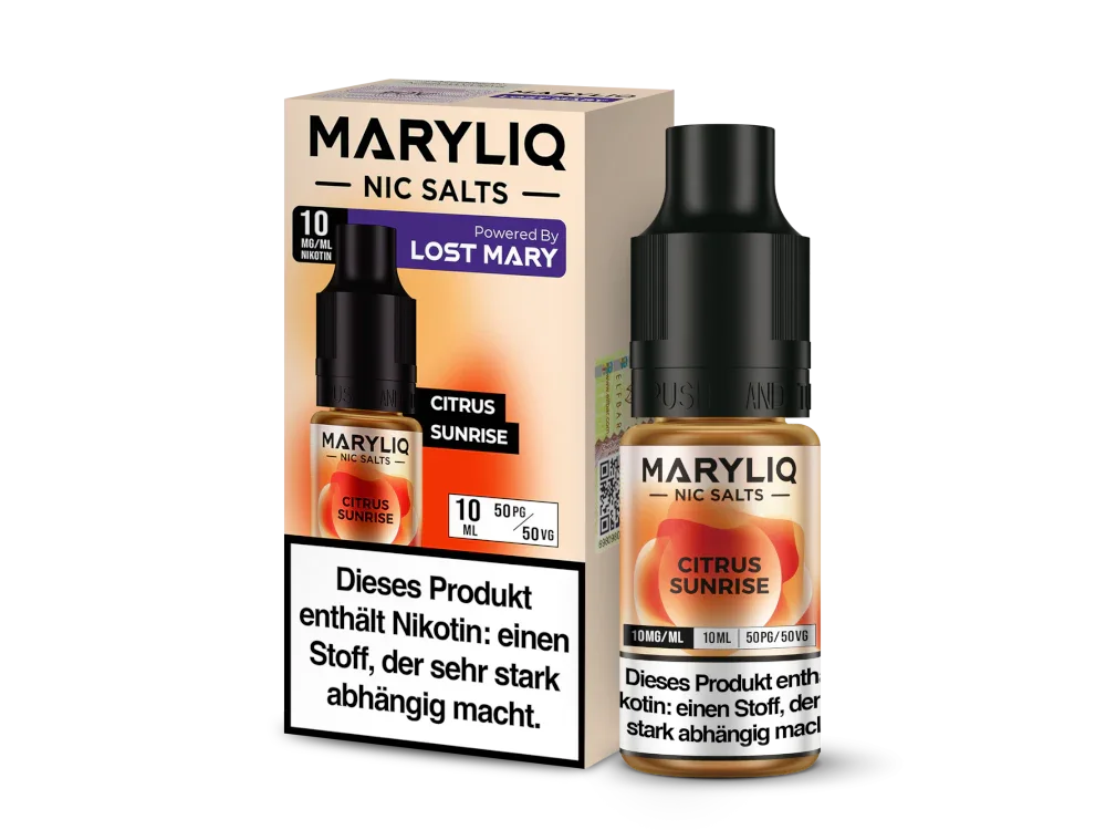 MARYLIQ - Citrus Sunrise - Nikotinsalz Liquid - 10 mg/ml time4smoke.de