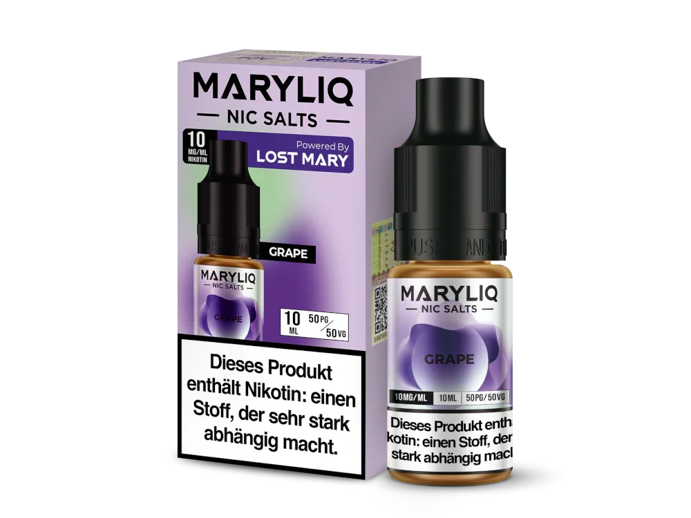 MARYLIQ - Grape - Nikotinsalz Liquid - 10 mg/ml time4smoke.de