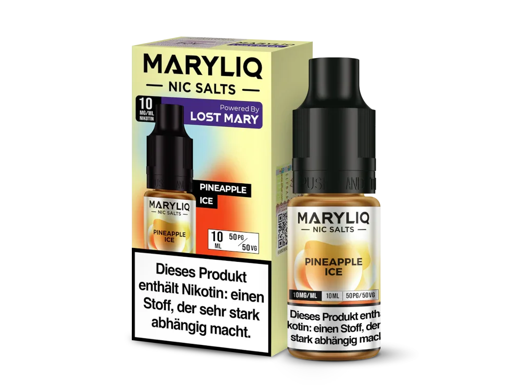 MARYLIQ - Pineapple Ice - Nikotinsalz Liquid - 10 mg/ml time4smoke.de