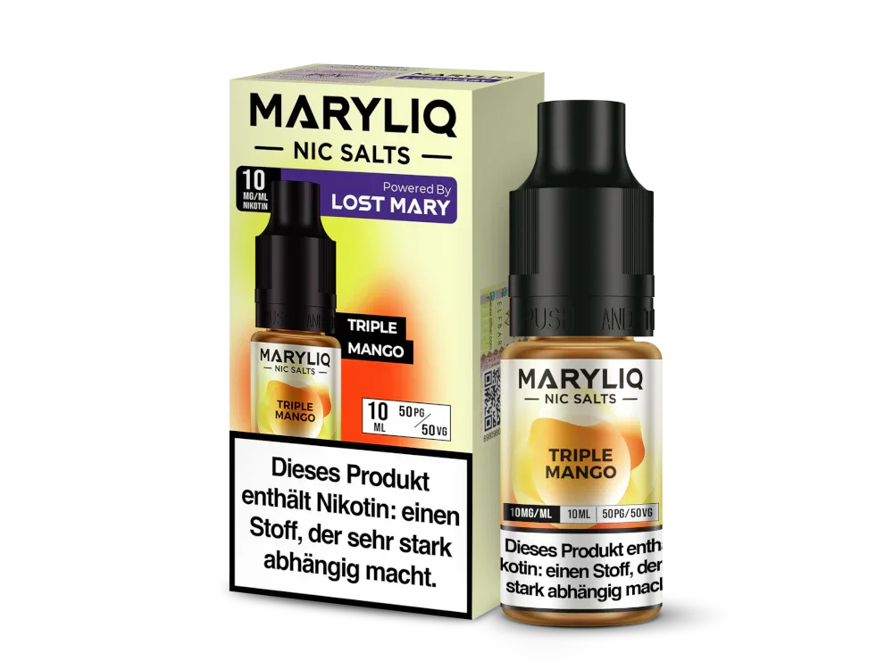 MARYLIQ - Triple Mango - Nikotinsalz Liquid - 10 mg/ml time4smoke.de
