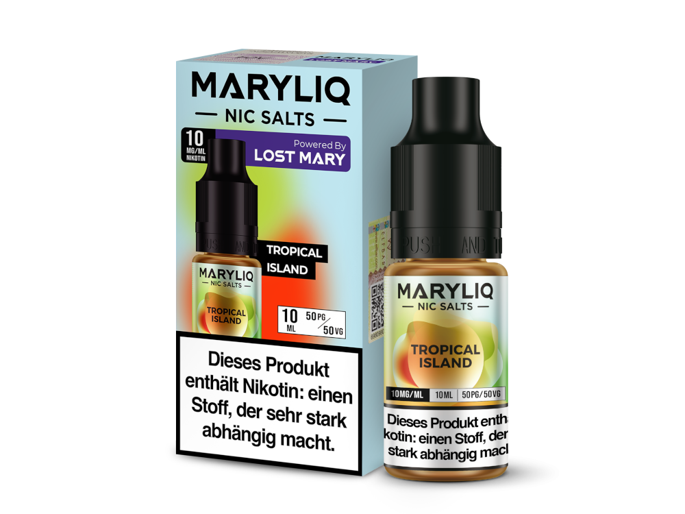 MARYLIQ - Tropical Island - Nikotinsalz Liquid