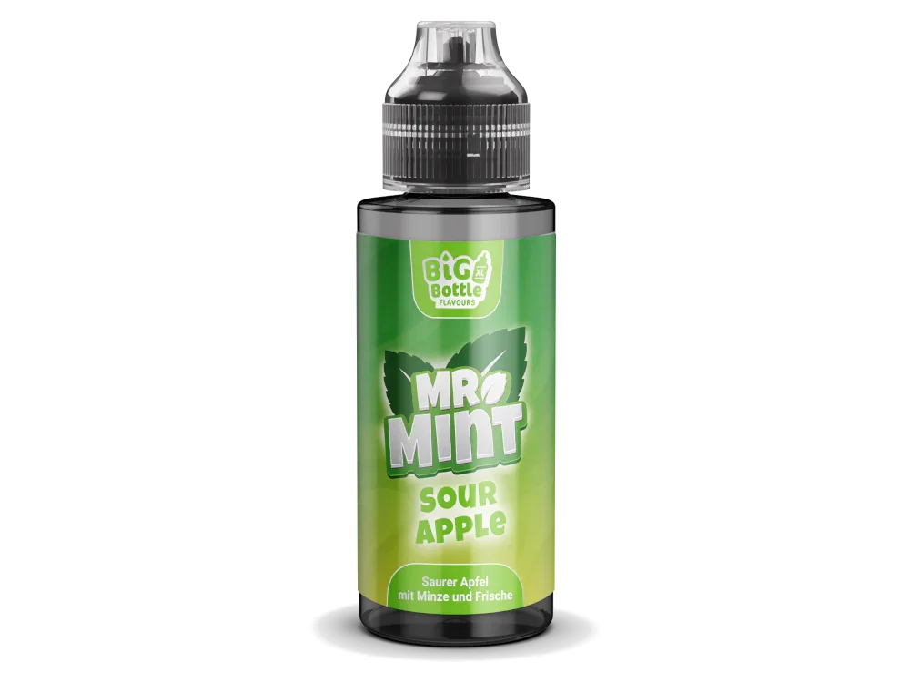 Mr. Mint by Big Bottle - Sour Apple - Longfill Aroma 10 ml - Sour Apple / 1er Packung time4smoke.de