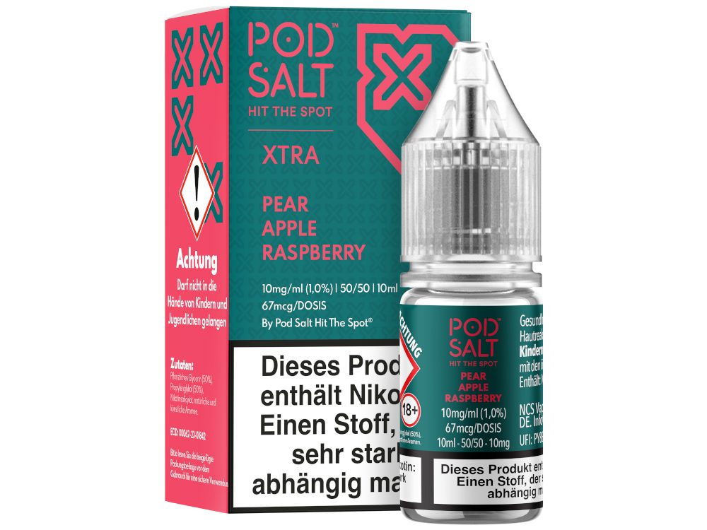 Pod Salt - XTRA - Pear Apple Raspberry - Nikotinsalz Liquid
