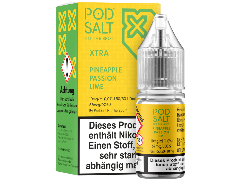 Pod Salt - XTRA - Pineapple Passion Lime - Nikotinsalz Liquid