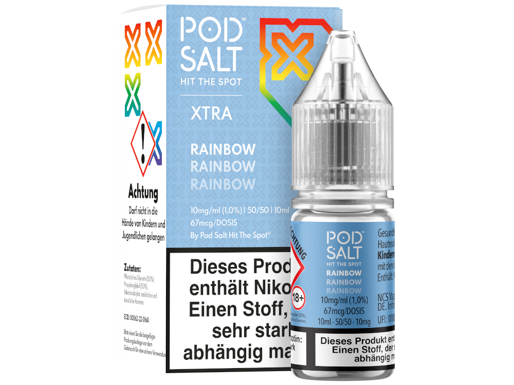 Pod Salt - XTRA - Rainbow - Nikotinsalz Liquid