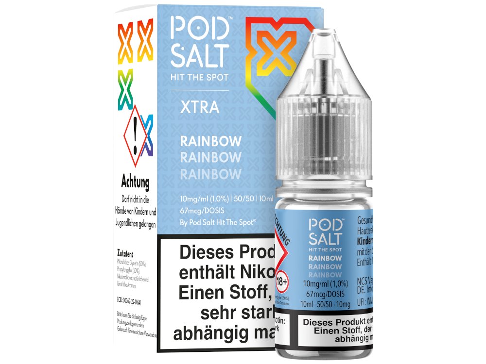 Pod Salt - XTRA - Rainbow - Nikotinsalz Liquid