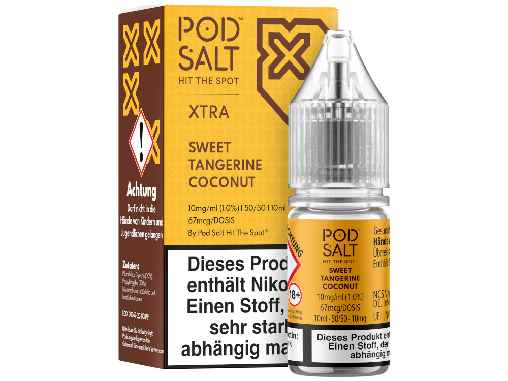Pod Salt - XTRA - Sweet Tangerine Coconut - Nikotinsalz Liquid